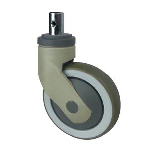 Hospital Bed Caster Wheels With Solid Stem 4Inch 5Inch